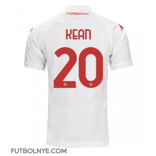 Camiseta Fiorentina Moise Kean #20 Visitante Equipación 2024-25 manga corta